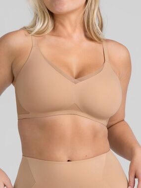 Honeylove Crossover Bra Sand Tan Light Nude Extra Large